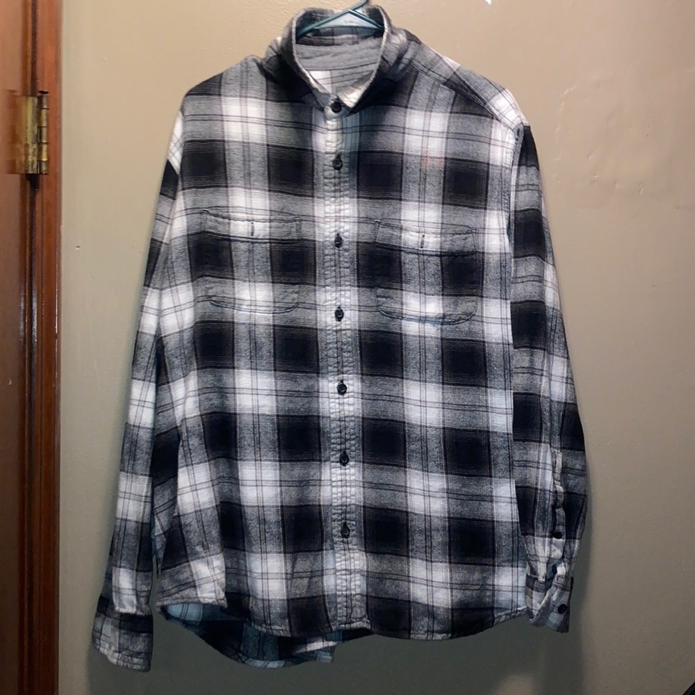 Black and white flannel